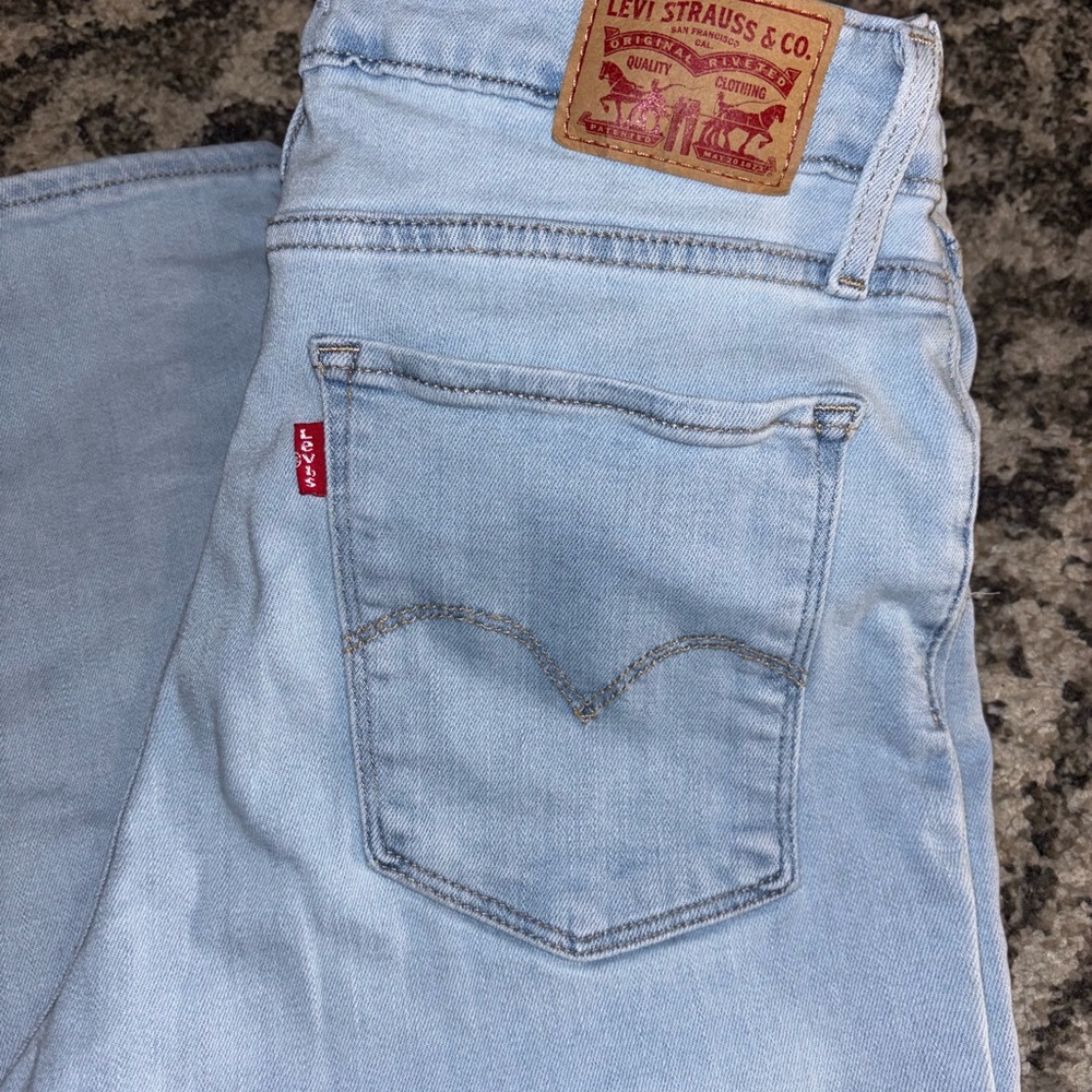 Levi's 721 High Rise Skinny Jeans Light Denim
